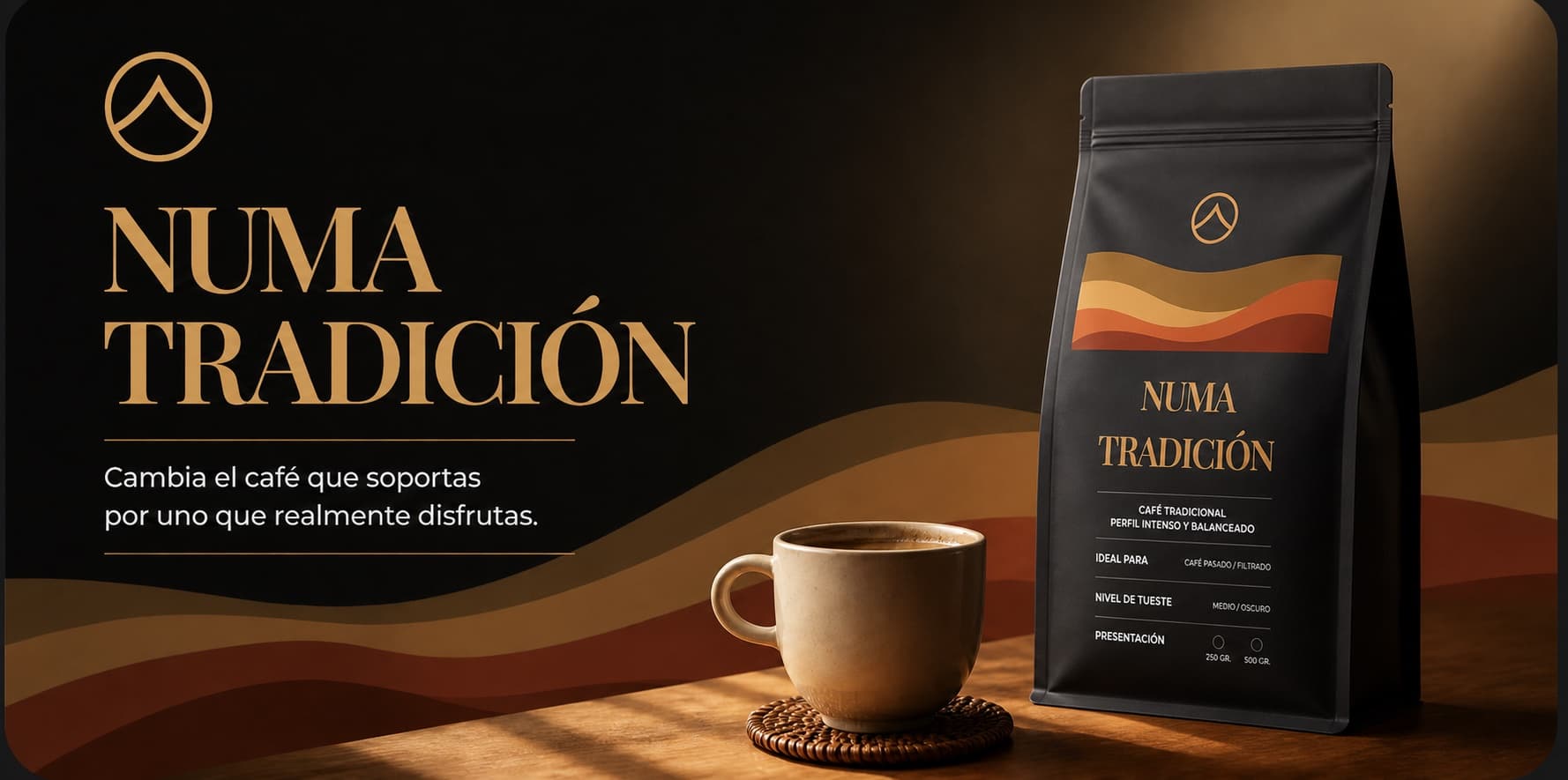 NUMA Tradición junto a una taza de café: cambia el café que soportas por uno que realmente disfrutas